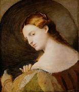Palma Vecchio Young Woman in Profile oil on canvas